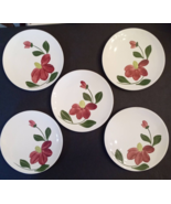 Blue Ridge Southern Pottery Salad Plate LOT Hand Painted Winnie VTG Red ... - $19.75