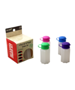 Mini Salt and Pepper Shakers – 1oz BPA-Free Plastic with Snap Top Lids S... - $10.78 CAD