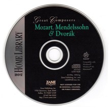 Zane: Great Composers: Mozart, Mendelssohn &amp; Dvorak (Win/Mac) - NEW CD in SLEEVE - £3.11 GBP
