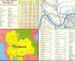 A O A Map Sheet of Bangkok Thailand by Walter K Hoffman  1970&#39;s - $31.64