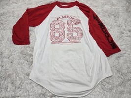 Vintage Class 1985 Lincoln High School XL Raglan T-Shirt Abes Signatures... - £26.98 GBP