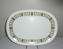 Texas Ware Melmac Green Mayan Serving Platter Vintage Dinnerware - £7.88 GBP
