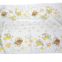 VINTAGE RIEGEL TEDDY BEDDY BEAR BABY SECURITY BLANKET 30 X 40 100% COTTON - $56.05