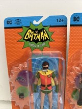 DC McFarlane ~ BATMAN &amp; ROBIN w/ Oxygen Mask ~ Classic TV Series ~ Figure Lot x2 - £27.69 GBP
