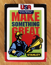 Stanley Tools Make Something Great Playing Deck Of Cards. Sealed- Hoyle USA - $4.00