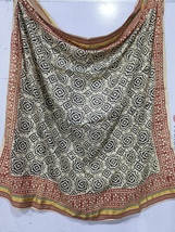 Hand block print bandana scarf42×42 inch scarf, bandana scarf, scarf gifte - $25.00