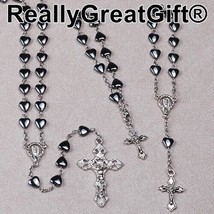 Set of 3 (Three): Full Rosary, Bracelet &amp; Small Rosary for your Car - NEW - £11.88 GBP