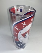 Tervis MLB Texas Rangers  Tumbler, 24 oz, Clear bold graphic EUC - $12.43