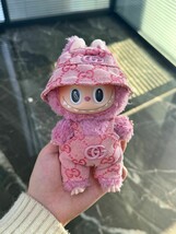 POP MART LABUBU The Monsters Doll Replacing Pink Clothes Dress PP24 (No ... - $18.69