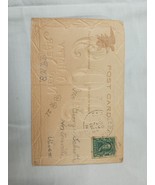 Antique VTG 1908 POSTCARD with BENJAMIN FRANKLIN 1 Cent Green Stamp 1902... - $4,965.00