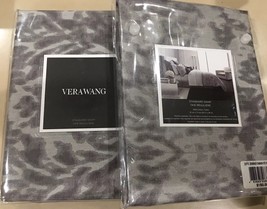 Vera Wang "Degrade Damask" 2PC Standard Pillow Shams Dr GREY/LT Grey Nip $300 - $123.74