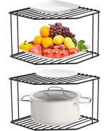 2-Tier Corner Stackable Organizer - Cabinet &amp; Counter Shelf Rack, Storag... - $36.99