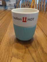 Caution Hot Coffee Mug Unique - $40.49 CAD
