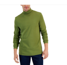 Club Room Men&#39;s Sz Large Solid Mock Neck Shirt 100% Cotton In Pine Brook... - $11.88