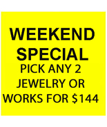 3/20-3/22 FRI-SUN FLASH SALE! PICK ANY 2 FOR $144 LIMITED OFFERS DISCOUNT - $480.00
