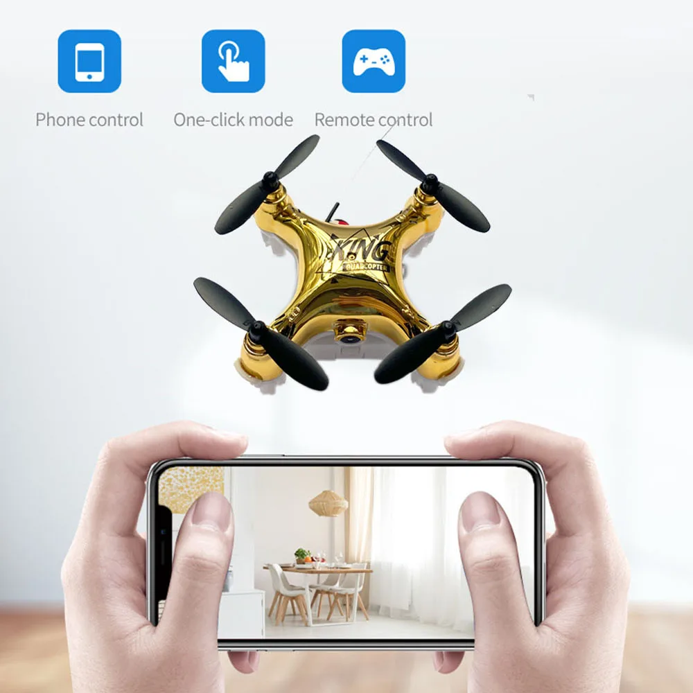 Mini 4K RC drone with Camera Foldable drones Altitude Hold Pocket Profesion - £23.65 GBP+