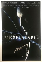 M. Night Shyamalan Signed Autographed &quot;Unbreakable&quot; 11x17 Movie Poster - COA - £102.12 GBP