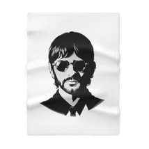 Fleece Baby Blanket Personalized Ringo Starr Graphic, Cozy Infant Blanket with F - £27.51 GBP