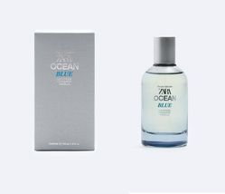 ZARA Ocean Blue Men Perfume 100ml (3.4 FL OZ) Fragrance New Limited Edition - £44.04 GBP