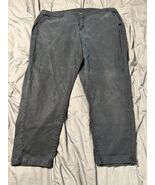 Lane Bryant Women’s 24 Black Lyocell Blend Pants Stretch Waist Cuffed Hem - €9,07 EUR