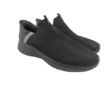 Skechers Men&#39;s Quick Fit Slip-On Casual Sneakers Black/Grey Size 12M - $56.99