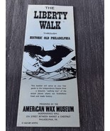 Liberty Walk through Old Philadelphia American Wax museum vintage brochure - $17.50