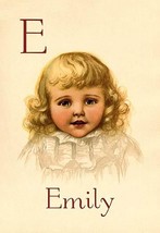 E for Emily 20 x 30 Poster - $25.98