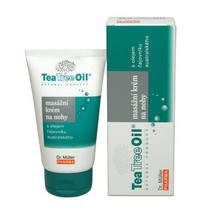 Dr.Müller Tea Tree Oil massage cream 150ml tired swollen legs blood circulation - £14.63 GBP