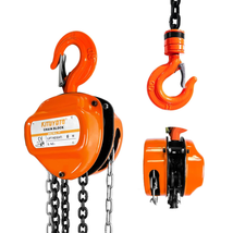 Hand Chain Hoist 1 Ton 2200 Lbs Capacity Manual Chain Hoist 20 Feet G80 ... - $158.56