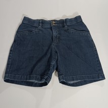 Lee Comfort Stretch Waistband RN#130273 Women&#39;s Blue Shorts Size 8 Mediu... - $18.80