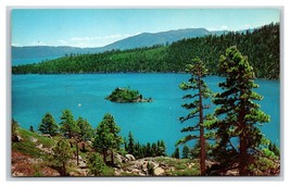 View of Emerald Bay Lake Tahoe California CA UNP Chrome Postcard C20 - £3.58 GBP