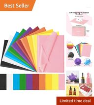 14x20 Inch Tissue Paper for Crafting &amp; Gift Wrapping - 120 Sheets Multi-... - $17.77