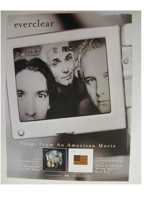 Everclear Poster Songs From An American Movie - $13.49