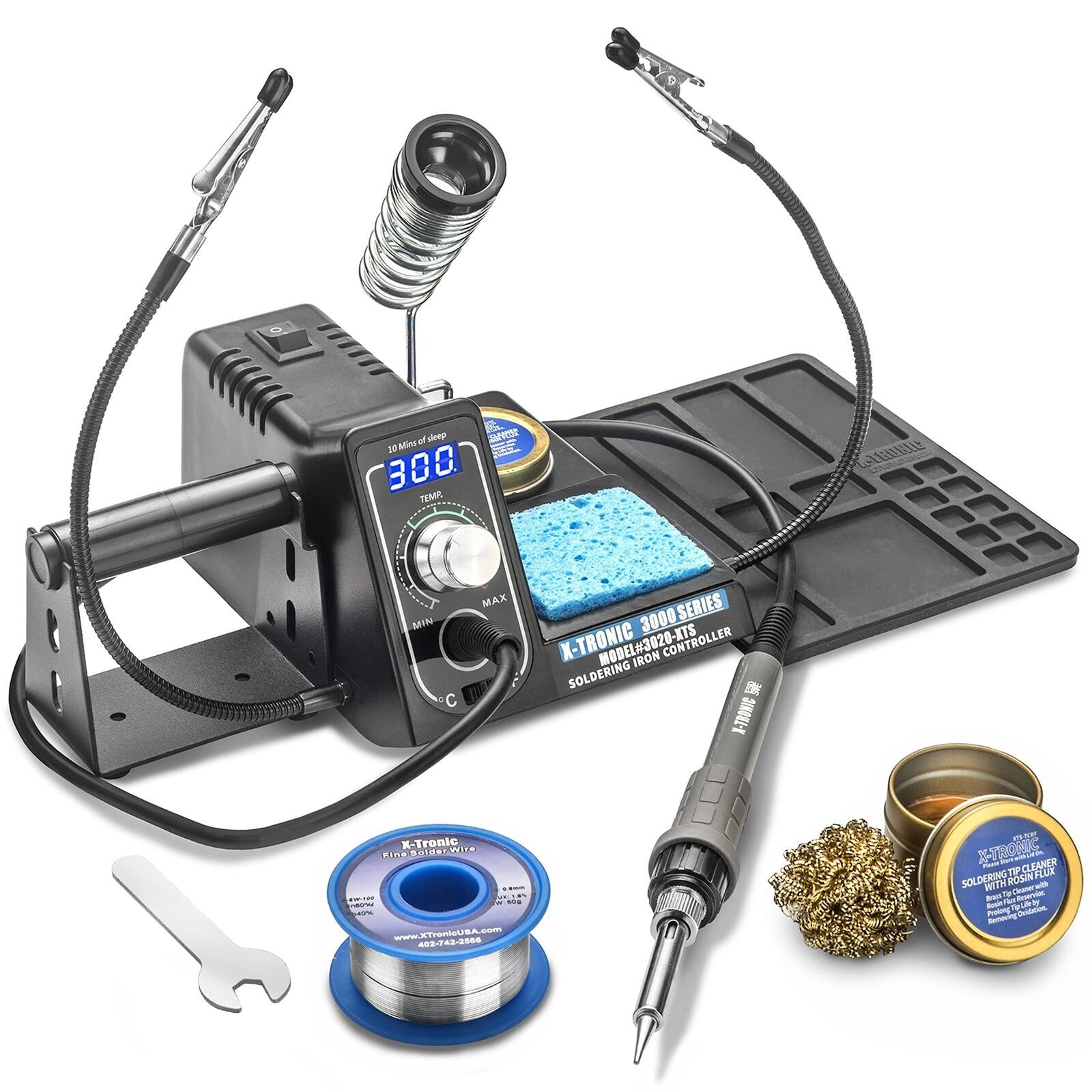 The Original X-Tronic 3020-XTS • 75W Soldering Iron Station • LED • 2 He... - $106.01