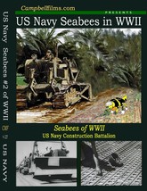 Seabees of WWII Films Sicily Italy Normandy harbors Iwo Jima Pacific War - £14.00 GBP