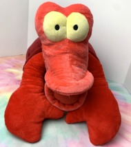 Disney Pillow Pet Sebastian Crab The Little Mermaid Plush 16&quot; - £19.46 GBP