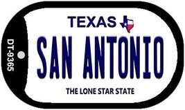 San Antonio Texas Novelty Metal Dog Tag Necklace DT-9365 - £12.74 GBP