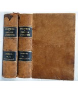 1854 antique CHAMBERS CYCLOPAEDIA ENGLISH LITERATURE 2vol set ZIMMERMAN ... - £97.73 GBP