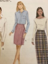 Vogue Sewing Pattern V9209 Fitted Wrap Skirt Career Very Easy Uncut 6 8 ... - $14.99