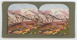 c1900&#39;s Colorized Stereoview Mt. Antero, Alpine Pass Colorado - £7.46 GBP