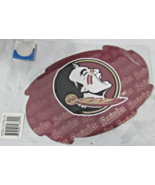 NCAA FSU Florida State Seminoles Oval Die Cut Magnet 6 3/8&quot;x4 3/4&quot; by Wi... - £12.78 GBP