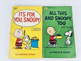 Charlie Brown paperbacks~ Charles Shulz 1962 &amp; 1971 - Snoopy - Lot Of 2 ... - $8.00