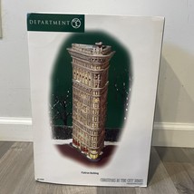 Dept 56 CHRISTMAS IN THE CITY SERIES  FLATIRON BUILDING 56. 59260 W/ BOX... - £984.20 GBP