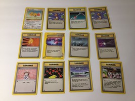 12 Vintage Pokemon Trading Cards Pokemon 11 Trainer Cards &amp; Dodrio   SJPP-42 - £10.12 GBP