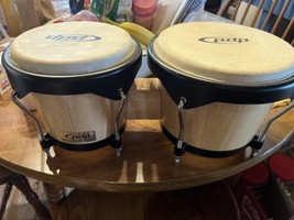 PDP Bongo Drum Set Natural Wood Musical Drums Instruments - £77.67 GBP
