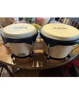 PDP Bongo Drum Set Natural Wood Musical Drums Instruments - £77.84 GBP