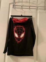 Marvel Spiderman Shirt Hoodie Boys Long Sleeve T-Shirt Size 10  - £26.53 GBP