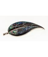 Spilla In Argento Sterling Con Incastro In Abalone, Bellissima! - €107,34 EUR