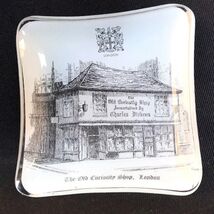 Vtg Dish Ashtray Old Curiosity Shop London Dickens Souvenir Ashtray Jewe... - $21.78