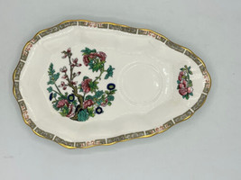 Duchess Indian Tree Tennis Snack Plate Made in England 8 1/4&quot; x 5 1/2&quot; EUC - £12.70 GBP
